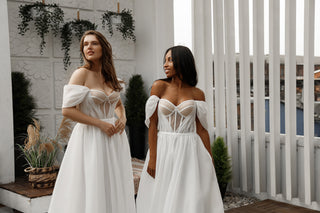 Plus Size Organza Wedding Dress Asa - Olivia Bottega