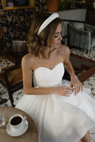 Organza Wedding Dress Fountana - Olivia Bottega