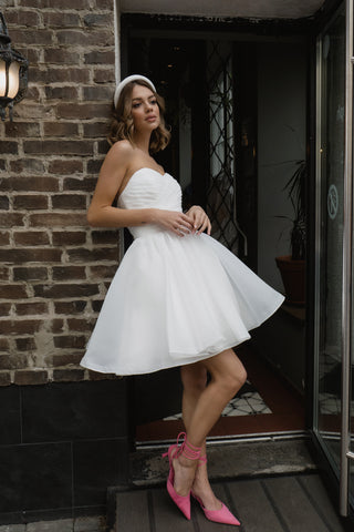 Organza Wedding Dress Fountana - Olivia Bottega