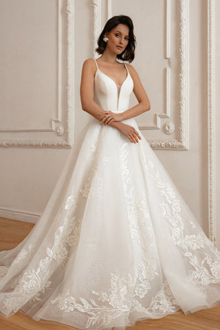 Lace Tulle Wedding Dress Tolinka - Olivia Bottega