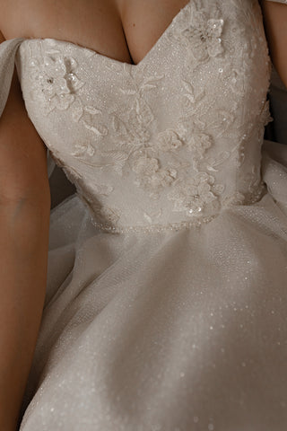 Sparkly Wedding Dress Sylph - Olivia Bottega