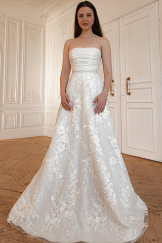 2 in 1 Wedding Dress Ebba With Detachable Divon Skirt - Olivia Bottega