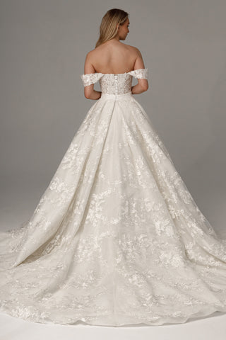 2 in 1 Wedding Dress Mitsis With Detachable Airis Skirt - Olivia Bottega