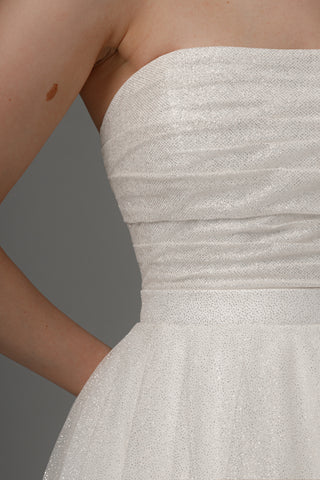 2 in 1 Wedding Dress Ebba With Detachable Kerstin Skirt - Olivia Bottega