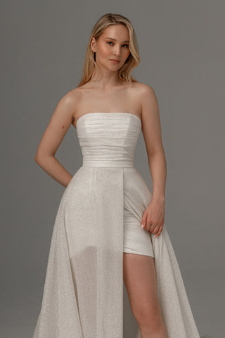 2 in 1 Wedding Dress Ebba With Detachable Calista Skirt - Olivia Bottega