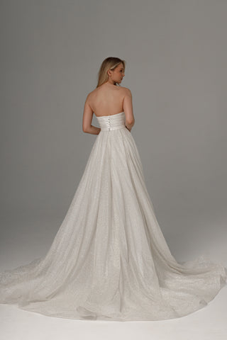 2 in 1 Wedding Dress Ebba With Detachable Calista Skirt - Olivia Bottega