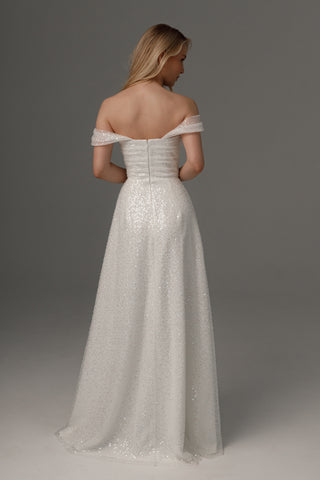 Wedding Dress Elu with Detachable Straps - Olivia Bottega