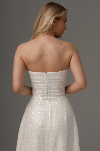 Wedding Dress Elu with Detachable Straps - Olivia Bottega