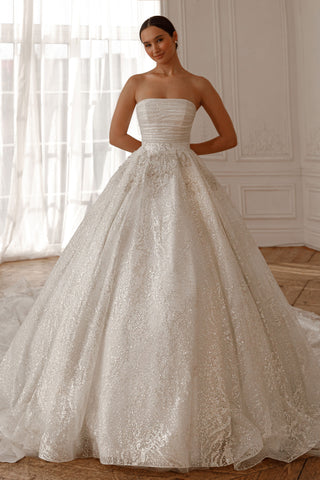 2 in 1 Wedding Dress Ebba With Detachable Skirt Meryem - Olivia Bottega