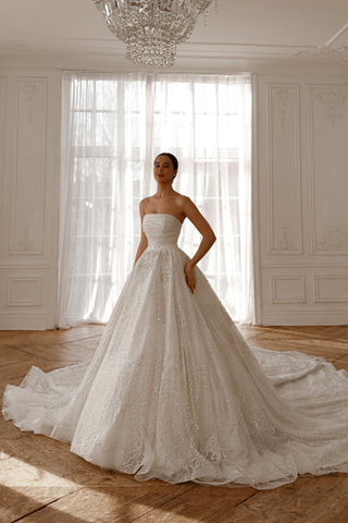 2 in 1 Wedding Dress Ebba With Detachable Skirt Meryem - Olivia Bottega