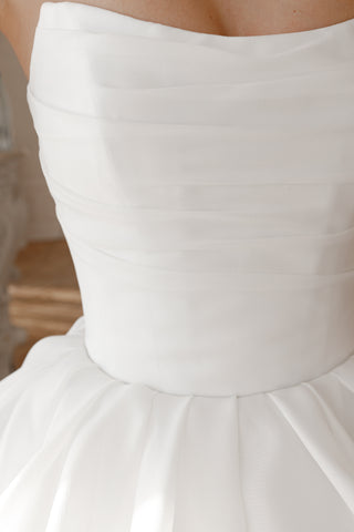 Wedding Dress Fiorelia Textured Organza - Olivia Bottega