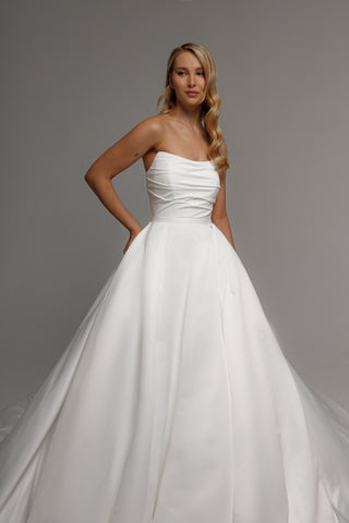 2 in 1 Sheath Wedding Dress Jelena with Detachable Sophia Skirt