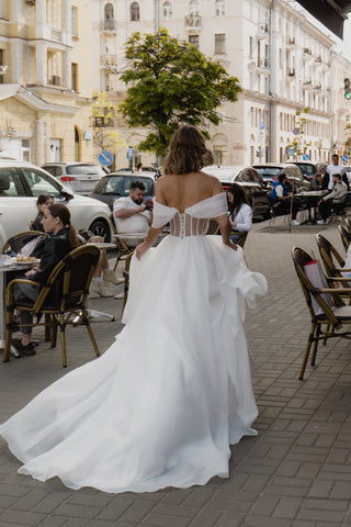 Organza Wedding Dress Asa - Olivia Bottega