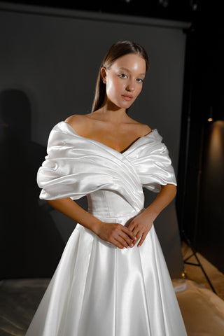 Wedding Dress Acerola with Leg Slit - Olivia Bottega