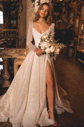 Sparkly Wedding Dress Miranda - Olivia Bottega