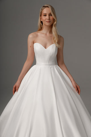 2 in 1 Wedding Dress Steltella With Detachable Skirt Protea - Olivia Bottega