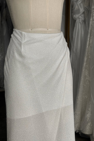 Sparkly Skirt with High Slit - Olivia Bottega