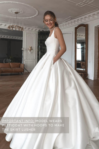 Classic Mikado Ball Gown Priscilla - Olivia Bottega