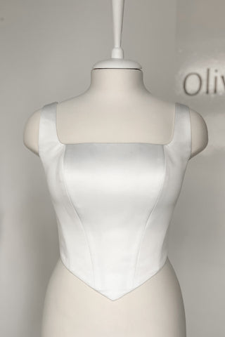 Square Neckline Corset Olla - Olivia Bottega