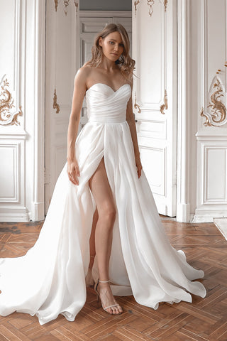 Sleeveless Wedding Dress Audrey - Olivia Bottega