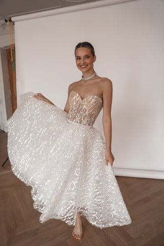 Sequin Wedding & Evening Dress Monro - Olivia Bottega