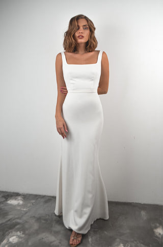 Crepe Wedding Dress Jessica - Olivia Bottega