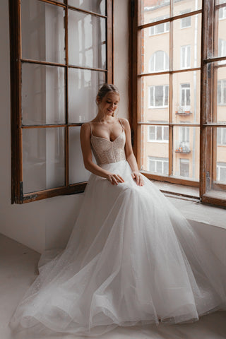 Sparkle Wedding Dress Freya - Olivia Bottega