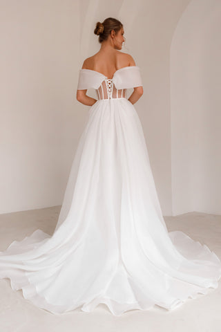 Organza Wedding Dress Asa - Olivia Bottega