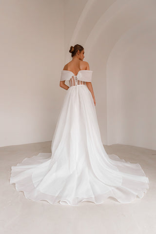 Organza Wedding Dress Asa - Olivia Bottega