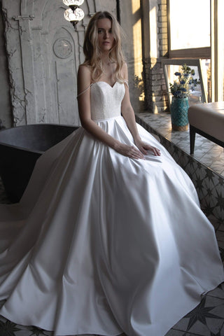 Mikado wedding dress Kimberly - oliviabottega