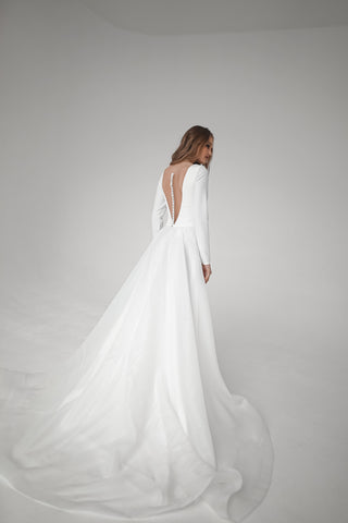 Plus Size Organza Wedding Dress Tayra - Olivia Bottega