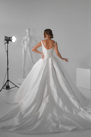 Classic Mikado Ball Gown Priscilla - Olivia Bottega