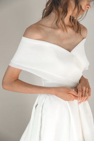 Organza Wedding Dress Cardi - Olivia Bottega