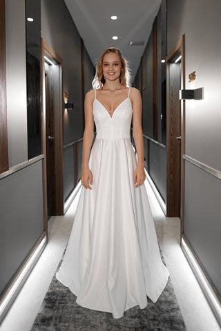 2 in 1 Sparkly Wedding Dress Tirion - Olivia Bottega