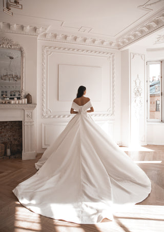 Classic Satin Ball Gown Protea - Olivia Bottega