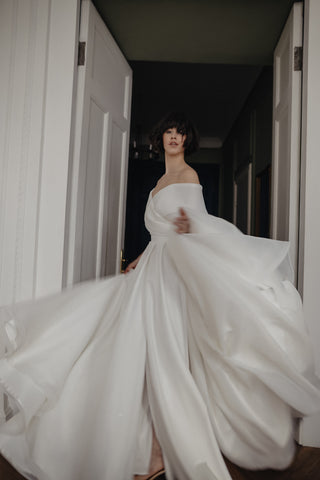 Organza Wedding Dress Cardi - Olivia Bottega