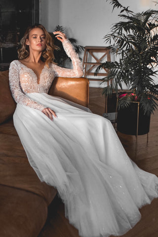 A-line Wedding Dress Aviv - Olivia Bottega