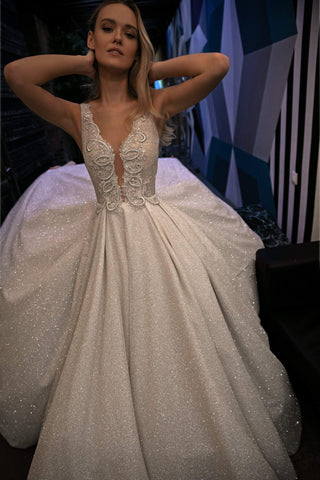 Sparkly wedding dress Udjin - oliviabottega